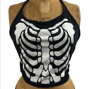 Skeleton Shirt with open back